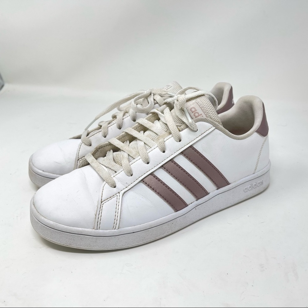 Adidas Grand Court Size 5 Cloud White - Rose Gold metallic Art. EF01101 - Picture 4 of 14
